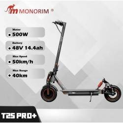 Monorim T2SPRO + 48v električni skuter visokih performansi - motor od 500 W - baterija od 14,4 Ah Monorim - 1 Monorim T2SPRO + e