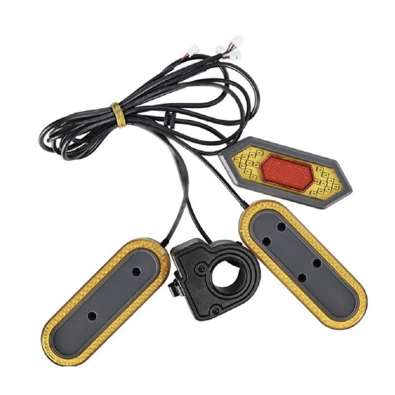 Oldalsó és hátsó irányjelző készlet - irányjelző elektromos robogóhoz.  - 7 Oldalsó és hátsó irányjelző készlet - irányjelző ele