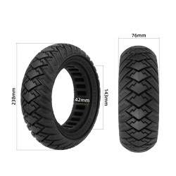 10x2,5 суцільна/суцільна шина -- 255x80 для Ninebot Max або аналогічного Xiaomi - 10 Тверда шина-клинчер універсальна для передн