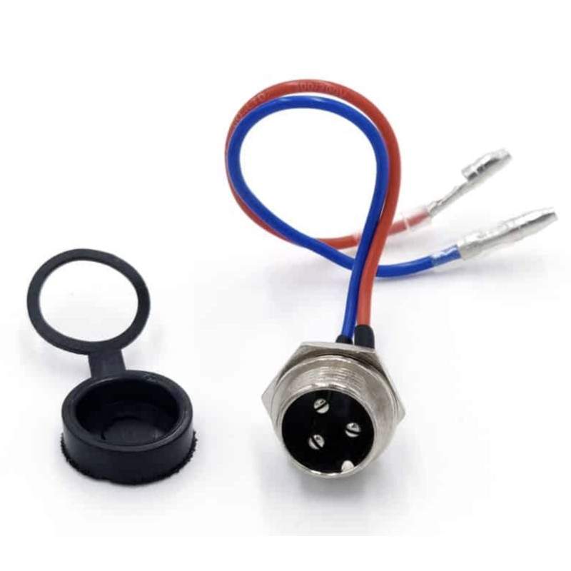 Porta di ricarica al connettore GX16 per scooter, bicicletta o veicolo elettrico  - 1 Porta di ricarica al connettore GX16 per s