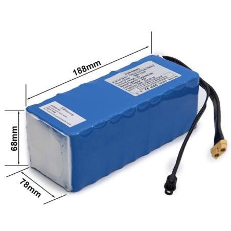 Batterie externe supplémentaire 36v 10400mah pour scooter électrique ou vélo électrique  - 2