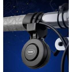 Neperšlampamas elektroninis durų skambutis su įmontuota baterija WOOD - 2  