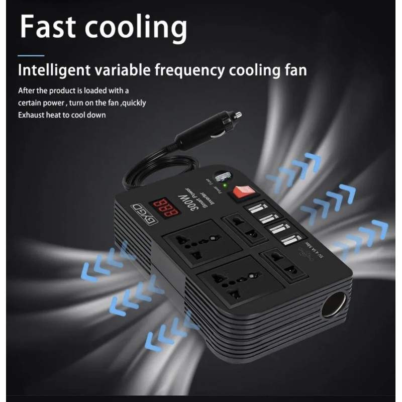 Inversor de 12v a 220v para cargar patinete o bicicleta eléctrica en autocaravana / Camper  - 1 Inversor de 12v a 220v para carg