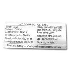 ESC ou unidade de controlo para scooter elétrica Aprilia eSRZ - controlador original 36V  - 2  