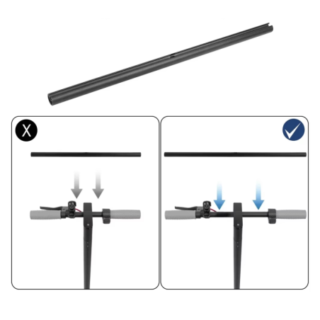 52 cm verlengd stuur voor Xiaomi, Ninebot of soortgelijke elektrische scooters.  - 2 52 cm verlengd stuur voor Xiaomi, Ninebot o