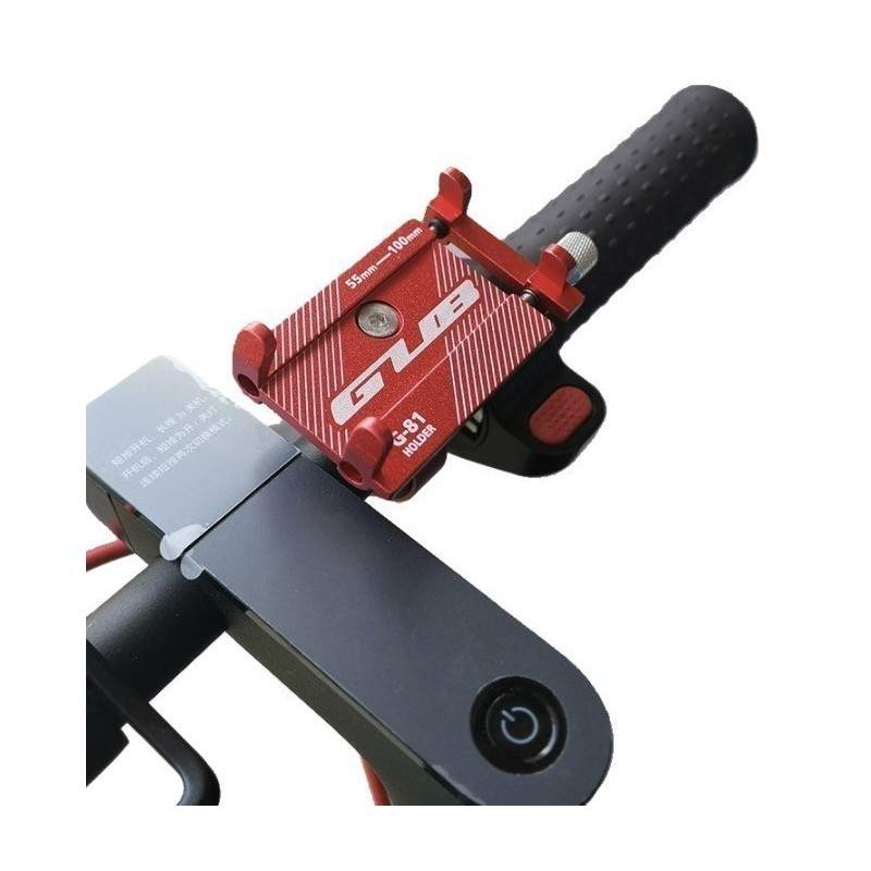 Suporte de alumínio para celular - guiador Xiaomi M365, 1S, Essential, Pro2 e M365 Pro GUB - 3  