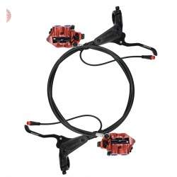 Komplett Monorim EB01 4 dugattyús hidraulikus fékkészlet - karok, féknyergek, kábel és féktárcsa Monorim - 2 Komplett Monorim EB