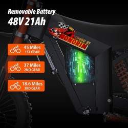 Monorim e-Moto Electric Wish007, 55 km/h, 1500 W mootor, 21Ah aku, reguleeritav hüdrovedrustus Monorim - 7 Monorim e-Moto Electr