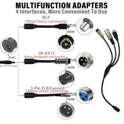 Caricabatterie rapido Monorim C5A per ebike 54,6v 5A Monorim - 2 Caricabatterie rapido Monorim C5A per ebike 54,6v 5A
Caricabatt