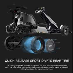 Drift pneumatiky pre Ninebot Gokart Pro, GoKart Kit a Gokart Lamborghini - Ninebot S Max Segway - Ninebot - 5 
Kompatibilné s Ni
