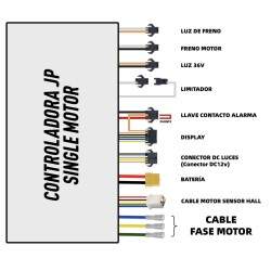 Regolatore per monopattino elettrico a motore singolo 60v 35a JP KROXNE - 2  