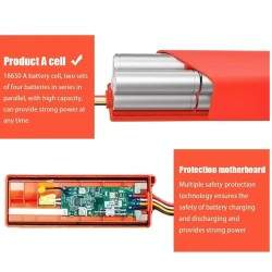 Batterie de rechange pour aspirateur robot Xiaomi 14,4 V pour Xiaomi Roborock S55 S60 S65 S50 S51 S5 MAX S6 Xiaomi - 3  