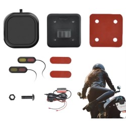 Vandtæt blindvinkeldetektionssystem (130º vinkel) til scooter, cykel eller motorcykel KROXNE - 1  