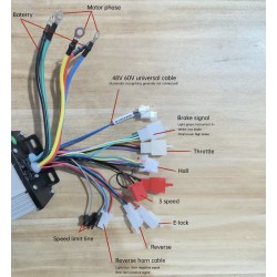 DIY 48-72v 3000w komplet motora bez četkica za quad, skuter, bicikl ili motocikl KROXNE - 23  