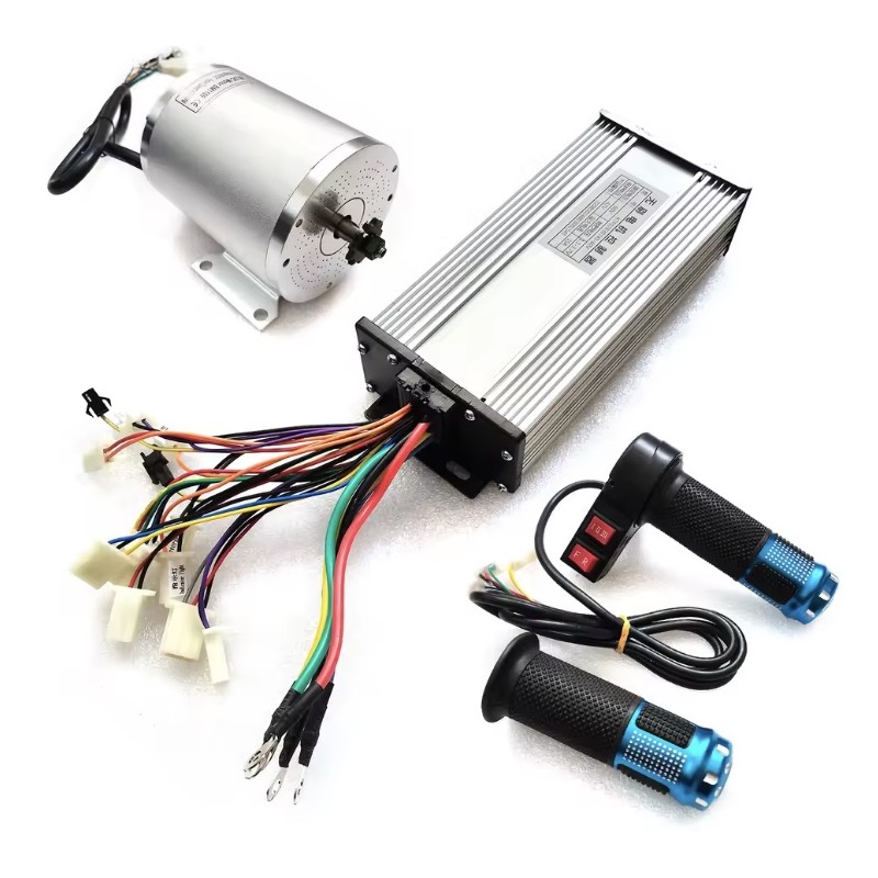 DC 60V/72V borstelloze elektromotor DIY-kit met hogesnelheidsregelaar voor gokart, fiets, scooter KROXNE - 1  