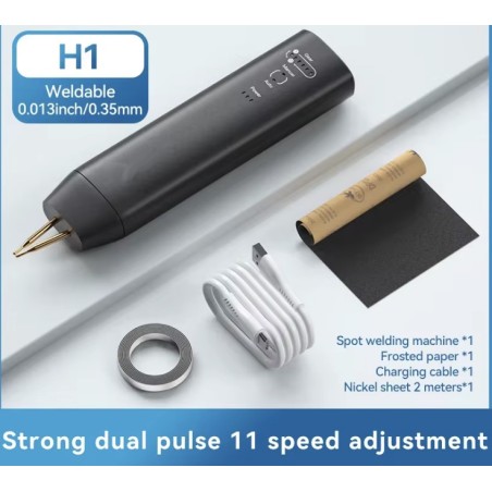 Rŭchen aparat za tochkovo zavaryavane H1 s 11 i H2 s 90 reguliruemi rezhima za litievi baterii KROXNE - 1  